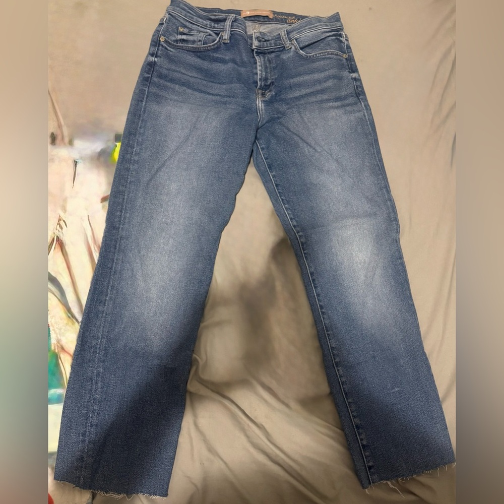 7 For All Mankind Roxanne Ankle Jeans in Blue